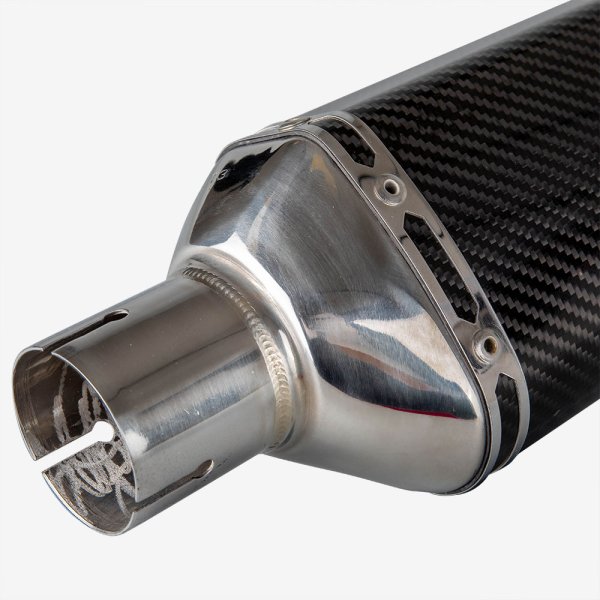 Lextek SP9CL Gloss Carbon Fibre Silencer 51mm (Left Hand)