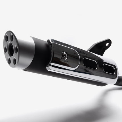 125cc Motorcycle Black Exhaust System for ZS125-79-E5
