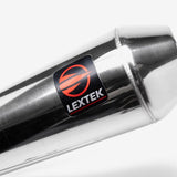 Lextek Polished Stainless Steel AC1L Classic Silencer for Motorcycle