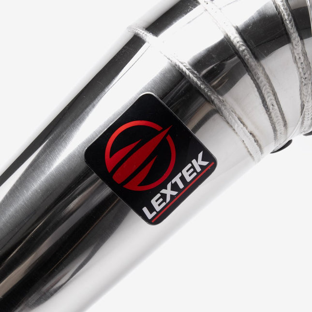 Lextek Left Stainless Steel MP4L Megaphone Exhaust Silencer 300mm 51mm