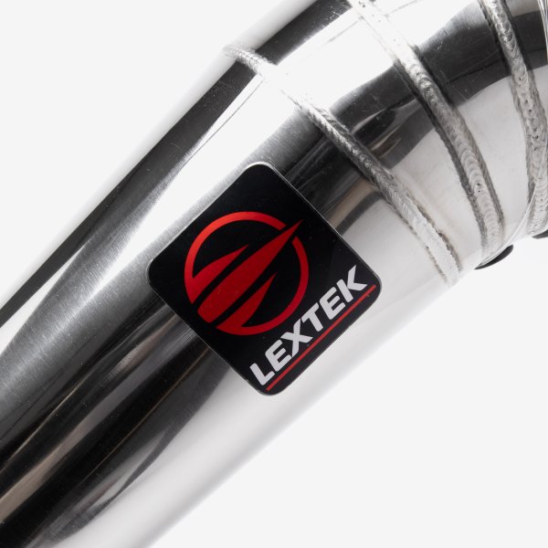Lextek Left Stainless Steel MP4L Megaphone Exhaust Silencer 300mm 51mm