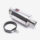 Exhaust Silencer YP4 S/Steel Stubby Exhaust Silencer 51mm