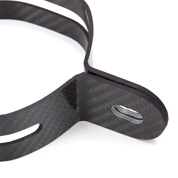 Lextek Carbon Fibre Exhaust Silencer Strap Hexagonal