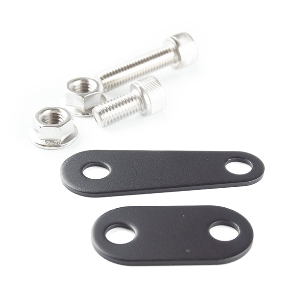 Lextek Black Stainless Steel Exhaust Fitting Kit