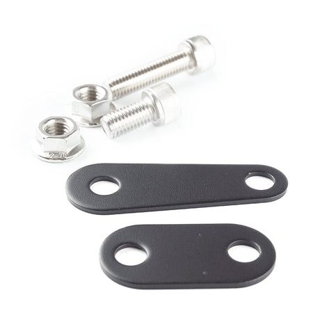 Lextek Black Stainless Steel Exhaust Fitting Kit