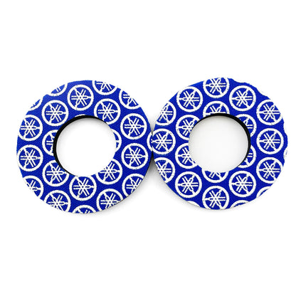 Grip Donuts Blue Yamaha, Pair