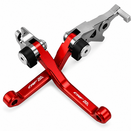 Clutch Front Brake Levers 12-17 Honda CRF L M 250 Cnc Billet Foldable Pivot 45125-KZZ-901