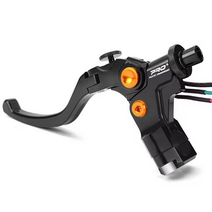 Universal Clutch Lever Assembly Motorcycle 22mm Cnc Aluminium Black