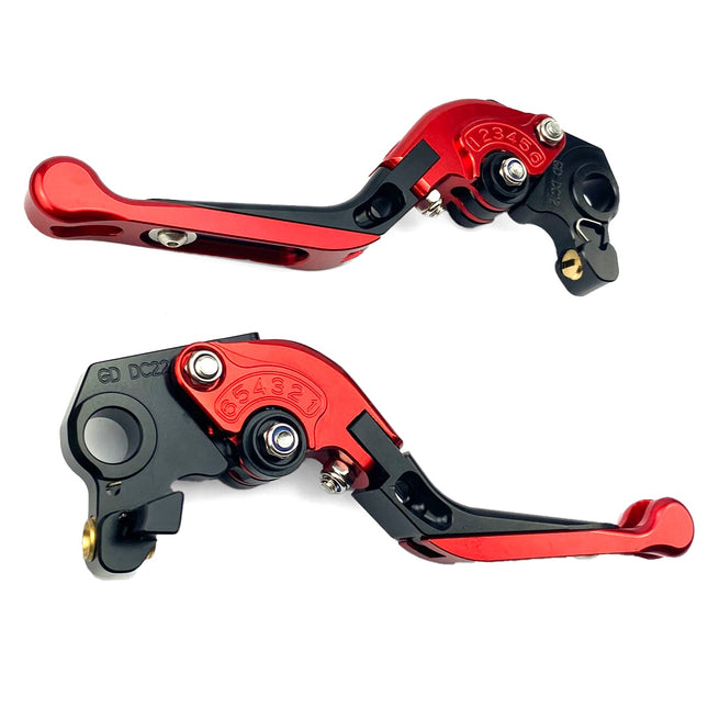 Lever Set Adjustable Folding Hollow Cnc 2009-2011 Ducati Monster 695 696 796