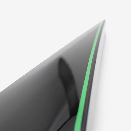 Front Upper Left Panel Gloss Black/Green Decal