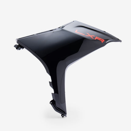 Front Right Side Panel Gloss Black/Red Decal