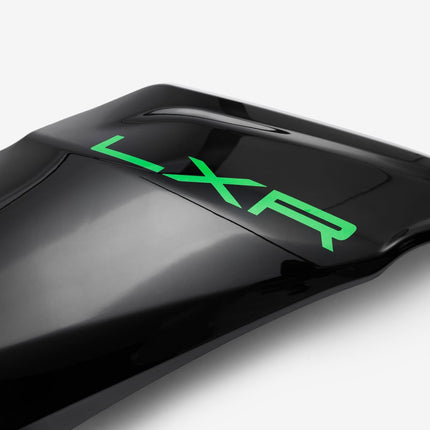 Front Right Side Panel Gloss Black/Green Decal