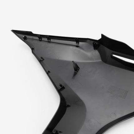 Front Right Side Panel Gloss Black/Green Decal