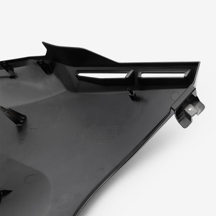 Front Right Side Panel Gloss Black/Green Decal