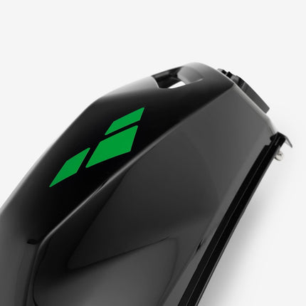 Right Fuel Tank Trim Panel Gloss Black/Green Decal