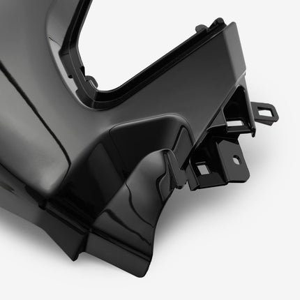 Right Fuel Tank Trim Panel Gloss Black/Green Decal