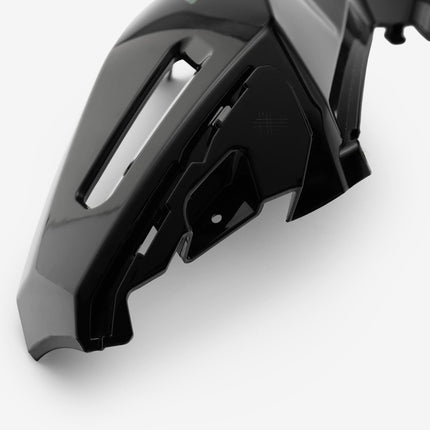 Left Fuel Tank Trim Panel Gloss Black/Green Decal