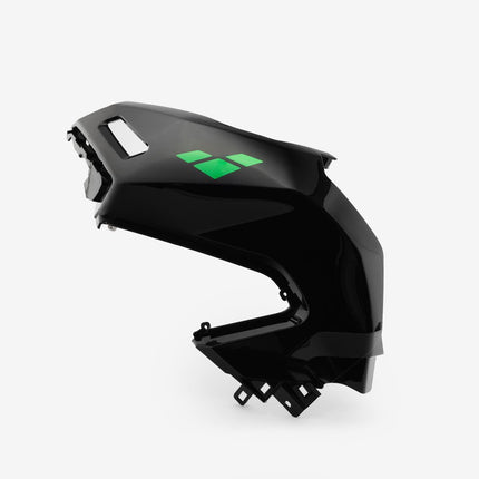 Left Fuel Tank Trim Panel Gloss Black/Green Decal
