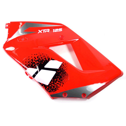 Lower Left Gloss Red Side Panel with Lexmoto Decals for KS125-24
