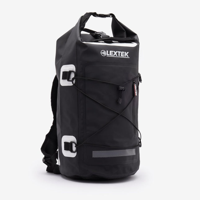 Lextek Waterproof Dry Bag Backpack 30L Black