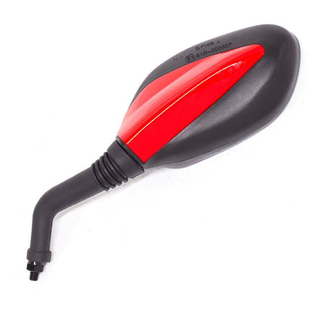 Left Gloss Red Mirror WY-044 for WY125T-74, WY50QT-58, WY125T-74R, WY50QT-58R