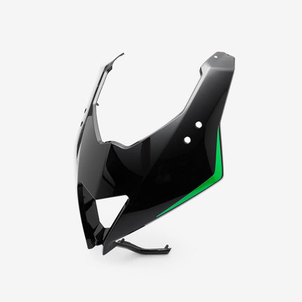 Headlight Surround Panel Gloss Black/Green Decal