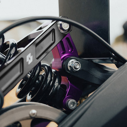 Full-E Charged Reinforced Suspension Linkage With Roller Bearings for Light Bee