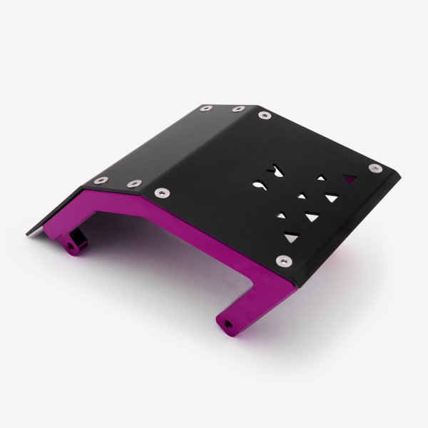 EBMX Purple Aluminum Bash Plate for Light Bee