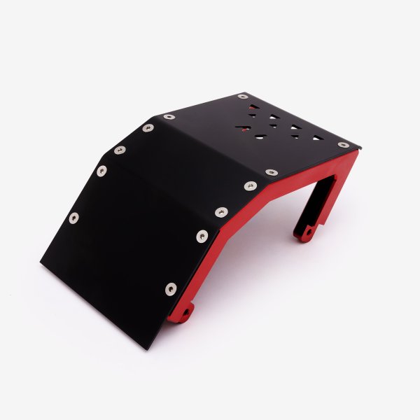 EBMX Red Aluminum Bash Plate for Light Bee