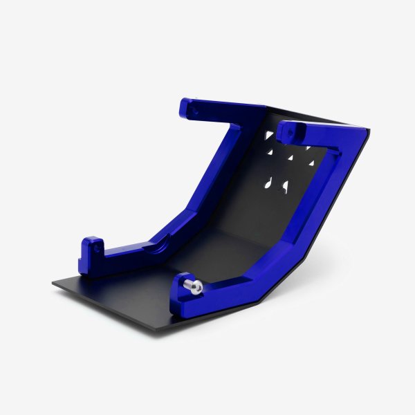 EBMX Blue Aluminum Bash Plate for Light Bee