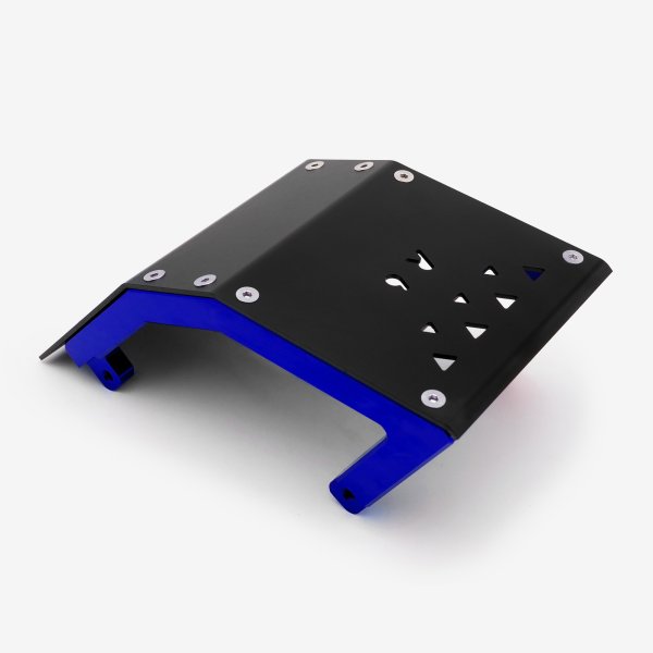 EBMX Blue Aluminum Bash Plate for Light Bee