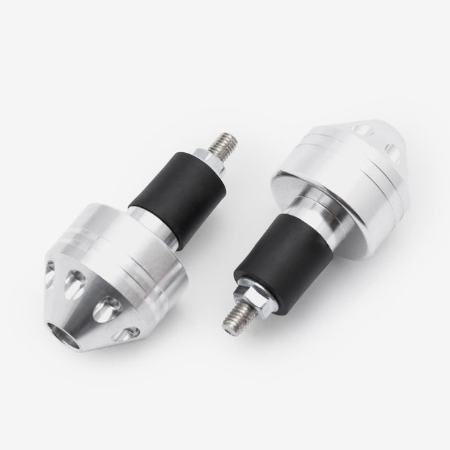 Lextek Universal Weighted Handlebar Ends Silver