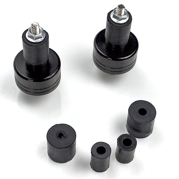 Lextek Universal Weighted Handlebar Ends Black