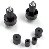 Lextek Universal Weighted Handlebar Ends Black