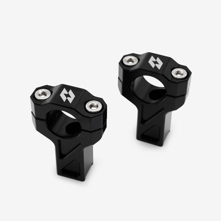 Full-E Charged Handlebar Risers 25mm for TL6000 Black