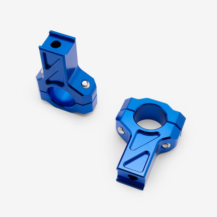Full-E Charged Handlebar Risers 25mm for TL6000 Blue