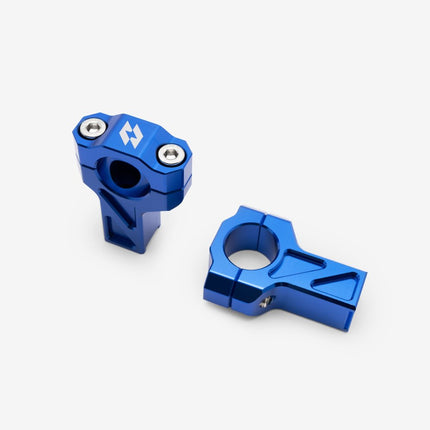 Full-E Charged Handlebar Risers 25mm for TL6000 Blue