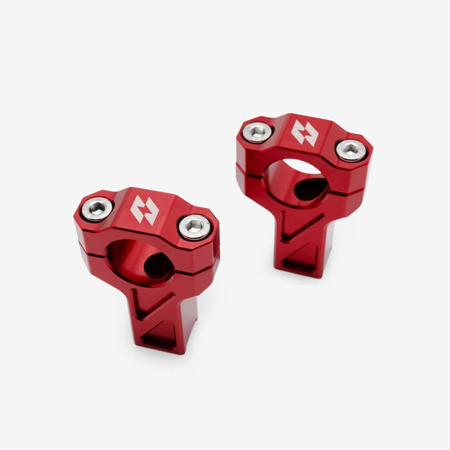 Full-E Charged Handlebar Risers 25mm for TL6000 Red