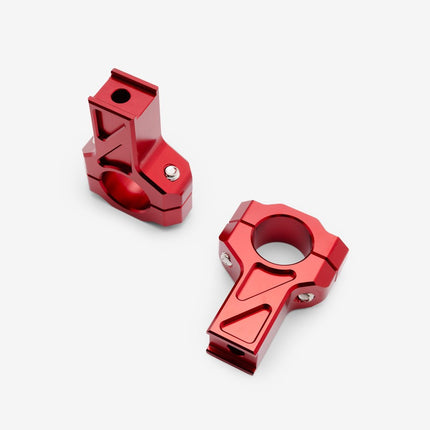 Full-E Charged Handlebar Risers 25mm for TL6000 Red
