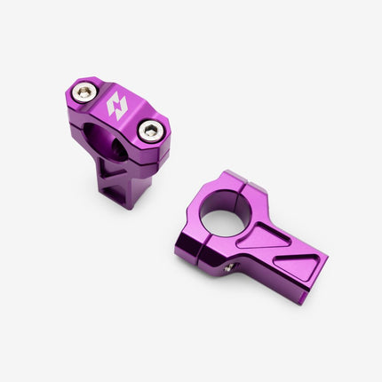 Full-E Charged Handlebar Risers 25mm for TL6000 Purple