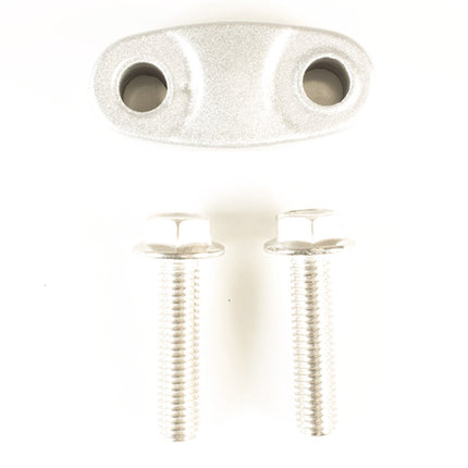 Silver Handlebar Clamp+Bolts for ZS125-48A