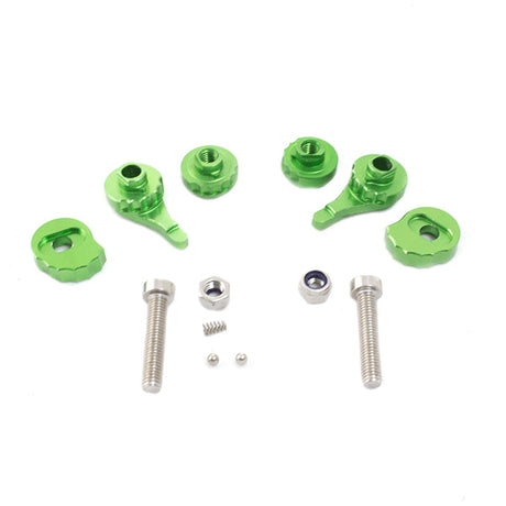Lextek Green CNC Adjusters (Pair) for Lextek CNC Levers