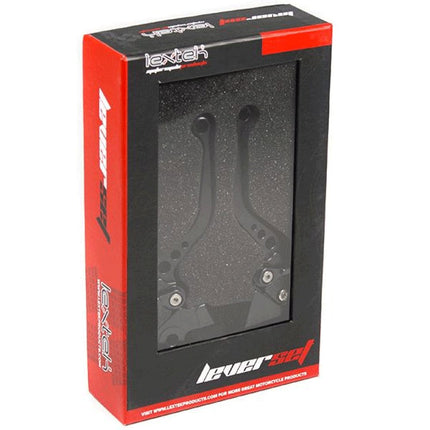 Lextek CNC Brake & Clutch Lever Set F-4 / M-4 Short Black