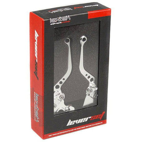 Lextek CNC Brake & Clutch Lever Set F-14 / S-56 Short Silver
