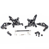 Lextek Black Rear Sets with Rear Footpeg for HONDA MSX125 (13-15)