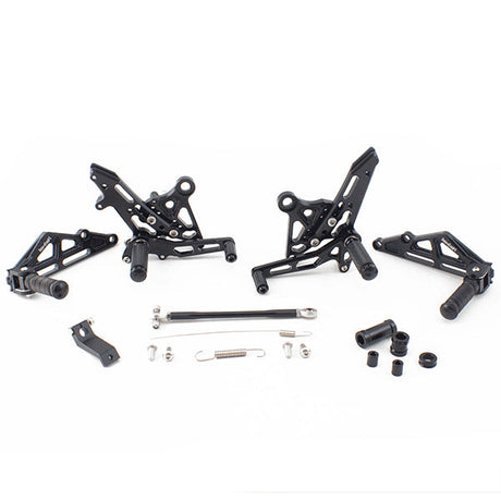 Lextek Black Rear Sets with Rear Footpeg for HONDA MSX125 (13-15)