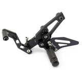 Lextek Black Rear Sets for Triumph Speed Triple 1050 (11-16)