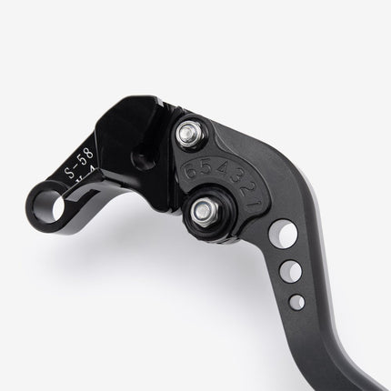 Lextek CNC Brake & Clutch Lever Set F-14 / V-4 Long Black