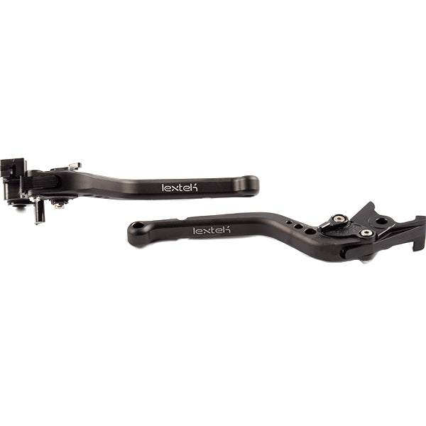 Lextek CNC Brake & Clutch Lever Set F-14 / K-750 Long Black