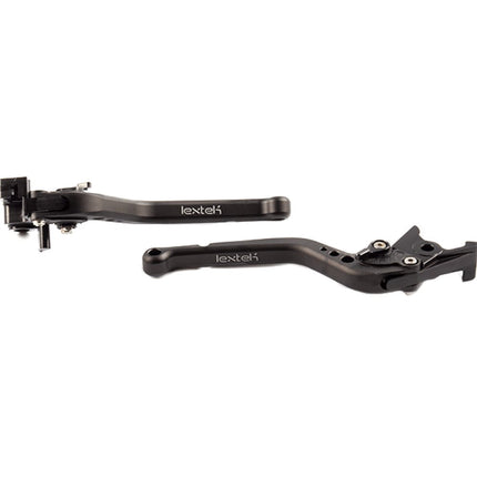 Lextek CNC Brake & Clutch Lever Set F-18 / H-250 Long Black